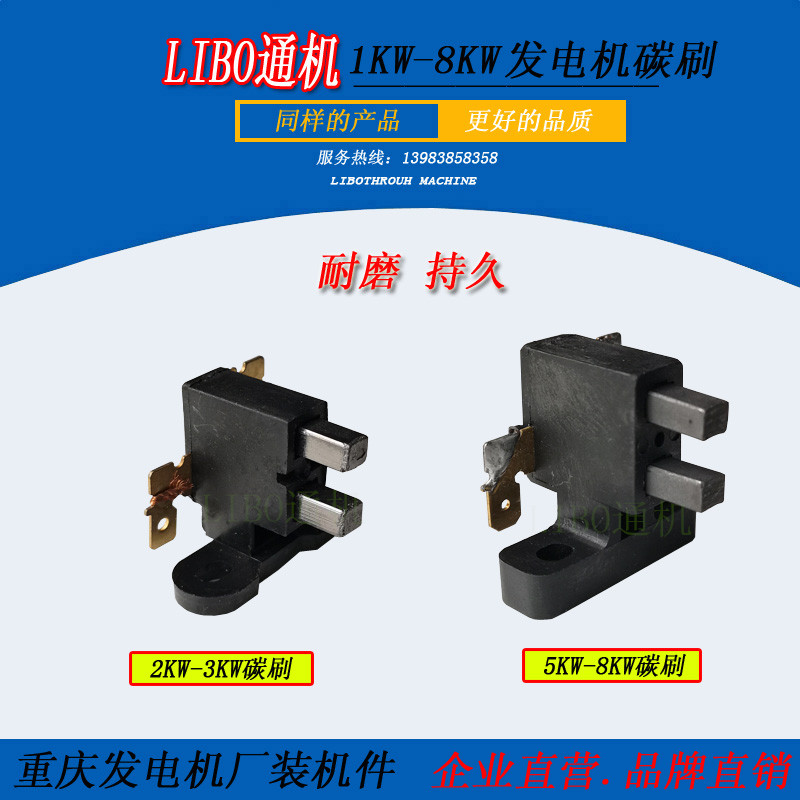 New gasoline generator parts 2KW 2500W 3KW 5KW 6500KW 8KW Carbon brush assembly