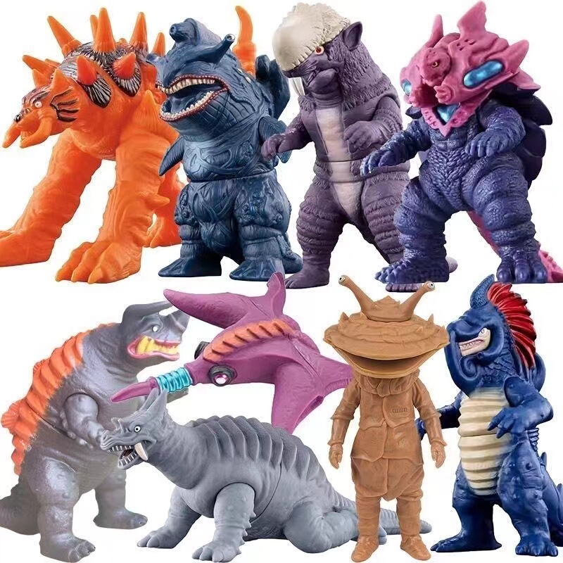 Small Soft Rubber Monster Figure Shaggyroo, Garzinger, Gengar, Reobrozu, Gengar Model Toy