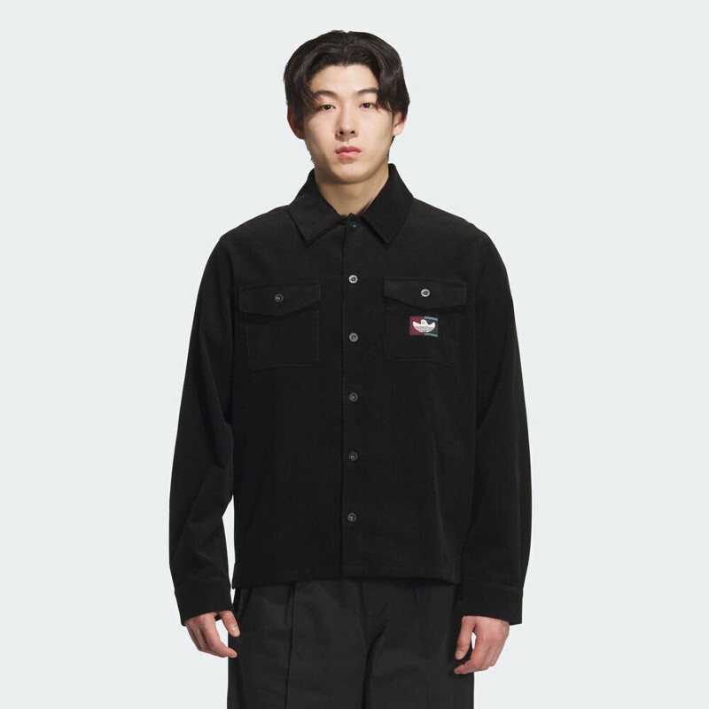 Adidas Adidas Trefoil Men's Fashionable and Comfortable Sports Casual Lapel Long Sleeve Shirt Kf9603 Adidas Adidas Trefoil Men's Fashionable and Comfortable Sports Casual Lapel Long Sleeve Shirt Kf9603