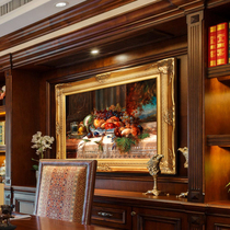 (Zilu) Restaurant hanging painting Still Life fruit decoration painting wall mural aisle atmosphere European oil painting