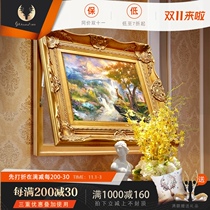 (Zilu) European meter box decoration painting distribution box empty box electric gate mural flower oil painting hanging painting