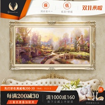 (Zilu) Living room sofa background painting landscape Thomas landscape decoration painting European oil painting wall