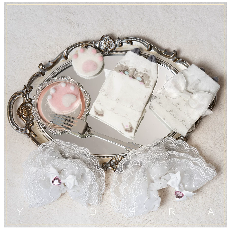 [Кот] Хлопковые носки Yidhra Dream Witch оригинальные Лолита котовые носки