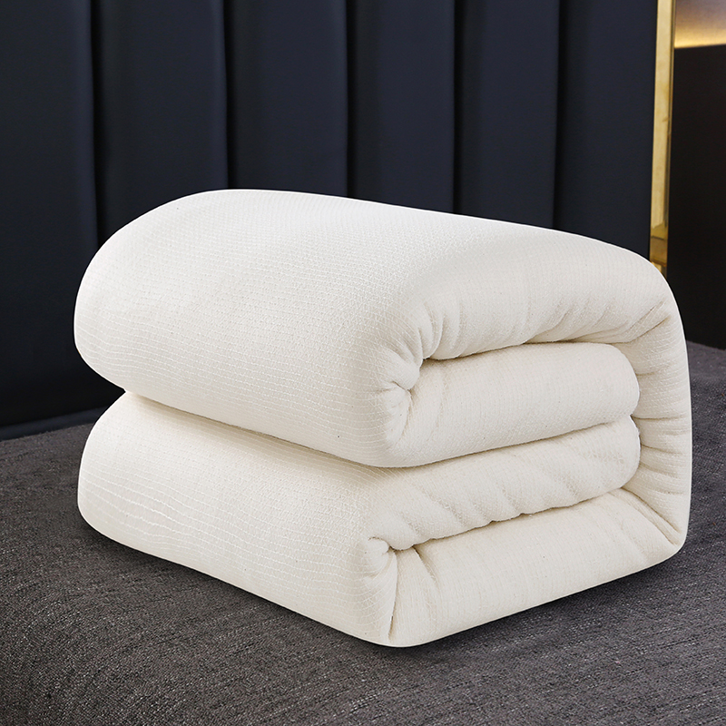 Xinjiang cotton quilt pure handmade cotton quilt cotton wool thickened warm fish scale mesh cotton tire winter quilt core cotton mattress