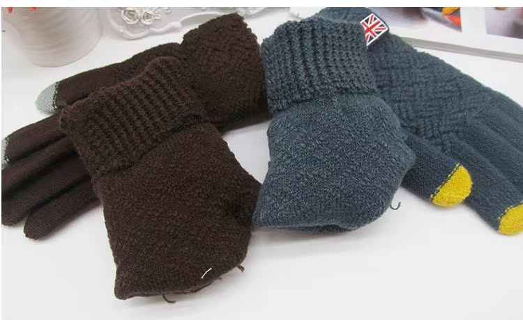 Gants pour homme en Laine Cachemire - Ref 2781355 Image 18