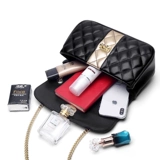 FOXER/金狐狸 Цепь с ромбовидным узором, модная сумка на одно плечо, сумка через плечо, из натуральной кожи