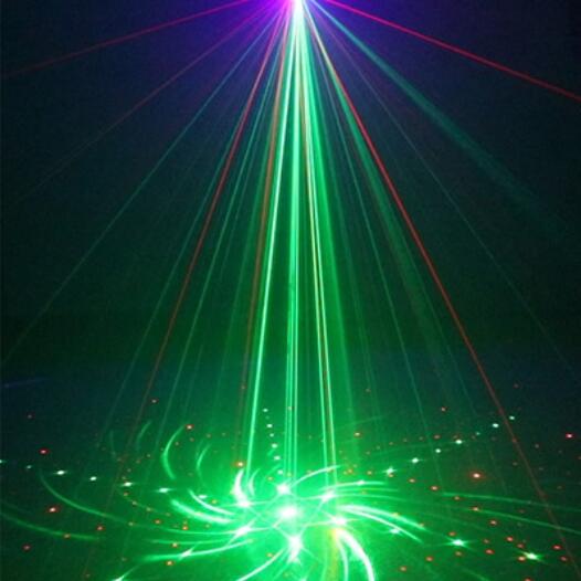 Laser Ktv Starry Sky Ceiling Car-Mounted Voice-Activated Projector Colorful Spotlight Bar Atmosphere Light Disco Stage Lighting