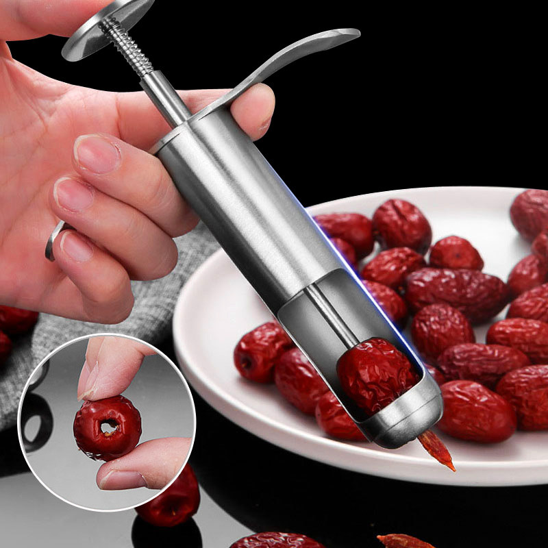 Jujube de-nucleator Household artifact 304 stainless steel multi-function jujube cherry coring to Hu core slicing tool