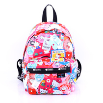 Women Fashion campus school bag print mini shoulder backpack 3358