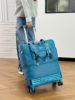 Short-Distance Travel Bag with Wheels, Lightweight Travel Bag with Dry and Wet Separation, Large-Capacity Storage Bag, Portable Trolley Bag, Luggage Bag
