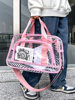 Transparent Travel Bag 2024 New Model Swimming Fitness Beach Bag Sports Shoulder Crossbody Jelly Luggage Storage Bag