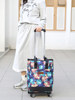 Universal Wheel Convertible Travel Bag with Pull Rod, Short-Distance Luggage Bag, Storage Bag, Foldable Portable Tote Bag for Maternity Use