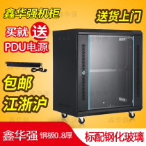 Jiangsu Zhejiang and Shanghai 12U network cabinet 0 6m wall-mounted switch router monitoring small cabinet