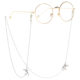 Silver Animal Swallow Handmade Glasses Chain Sunglasses Sunglasses Exquisite Accessories Non-slip Decorative Frames