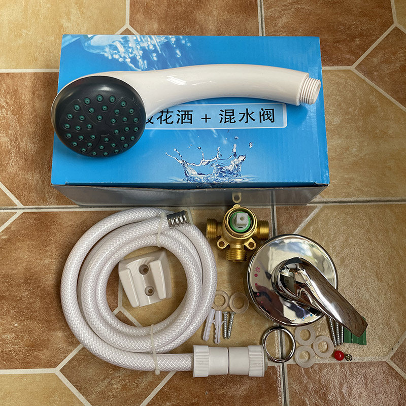 Water storage electric water heater sprinkler suit handheld shower lotus head plastic large water bath bath household