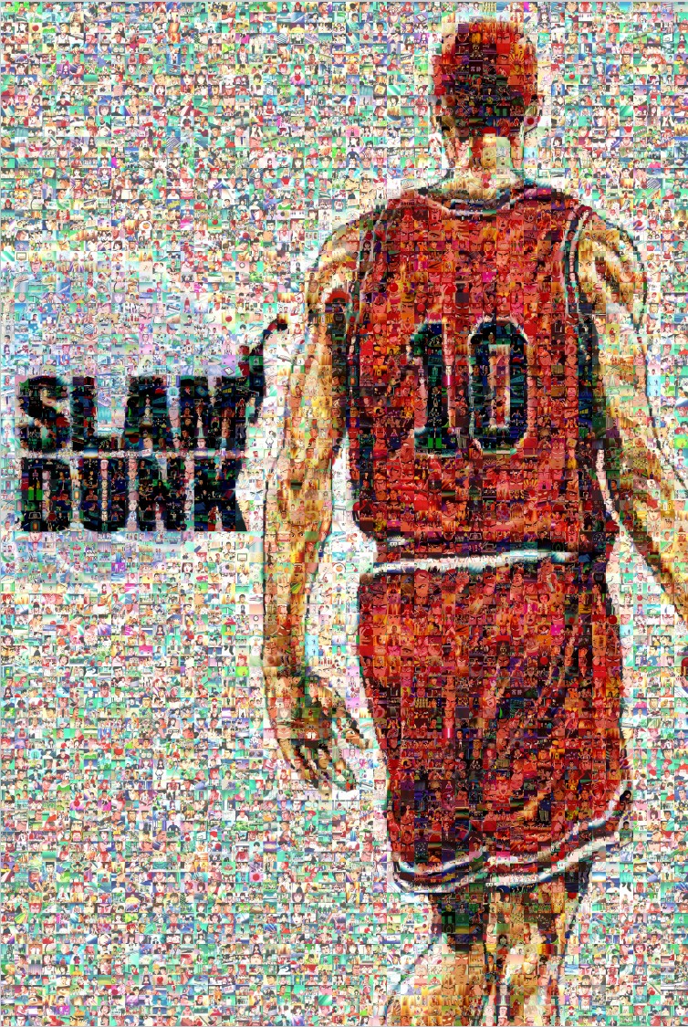 Slam Dunk Mosaic Puzzle Wooden 1000 Pieces Educational Adult Toy Anime Sakuragi Flower Road Cartoon