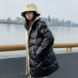 Короткий пуховик с пухом, куртка, в корейском стиле, 2021 года