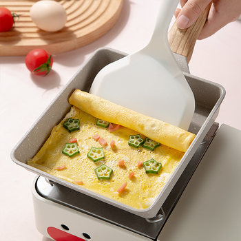 Japanese-Style Egg Omelette Pan, Non-Stick Pan, Household Square Breakfast Pan, Thick Egg Omelette Pan, Steak and Egg Frying Tool