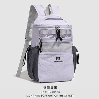 新款外贸双肩包女高颜值大容量防泼水户外徒步旅行运动包学生书包