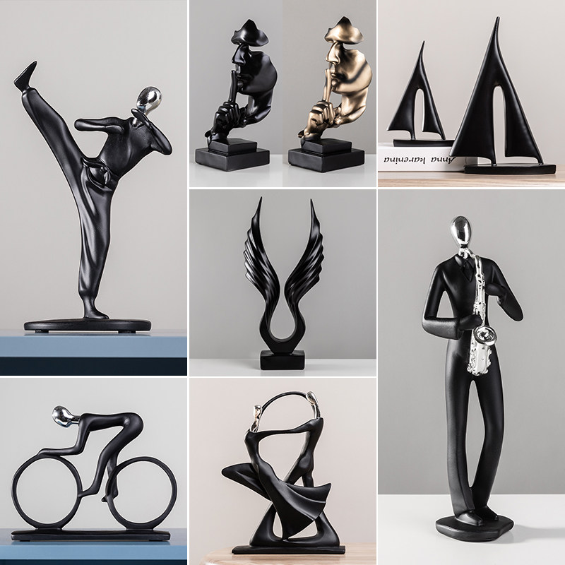 Minimalist modern light and luxurious small swinging piece home living room TV cabinet bookcase Wine Cabinet Office Creative Soft Decorations