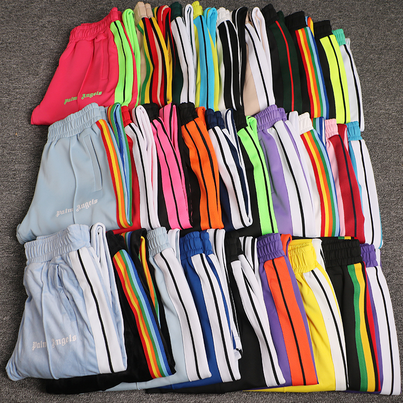 Han Xuanfeng Palm Palm Angel Long Pants Men's Student Sports Pants Rainbow Straight Pants Angels Velvet Pants Women's