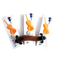 -Wooden violin shoulder rest chin rest and shoulder pad adjustable two-quarter and one-quarter