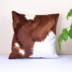 Gối da bò Châu Âu và Châu Mỹ da bò màu vàng hoa văn lông thú giả gối sang trọng gối giường sofa xe đệm thắt lưng - Trở lại đệm / Bolsters Chăn văn phòng Canifa Trở lại đệm / Bolsters