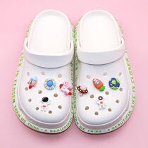 Cave buckle shoes flower on shoes decoration removable accessories diy cute cartoon Jade dog crocs slipper shoe buckle