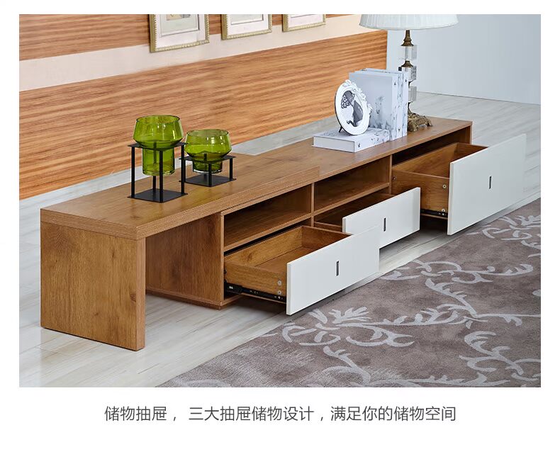 Nam nhà Bắc Âu tối giản tủ tivi nhỏ kết hợp bàn cà phê Bộ bàn ghế phòng khách bàn ghế phòng khách hiện đại
