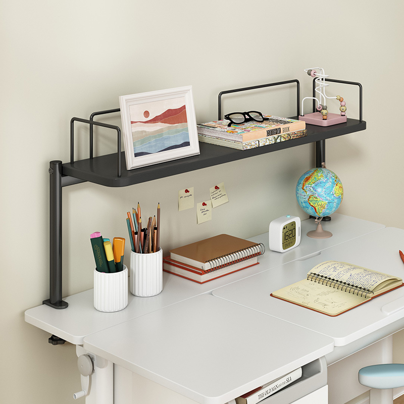 Desk Storage Rack, Children's Study Desk, Desktop Bookshelf, Multi-Layer Multi-Functional Reading Table, Computer Elevated Stand