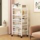 Multi-Layer Floor-Standing Kitchen Storage Rack, Multi-Functional Vegetable Basket, Household Vegetable Storage Rack, Mobile Oven and Microwave Rack