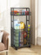 Yoga Mat Storage Basket, Sports and Fitness Equipment Storage Rack, Household Basketball and Badminton Toy Storage Rack