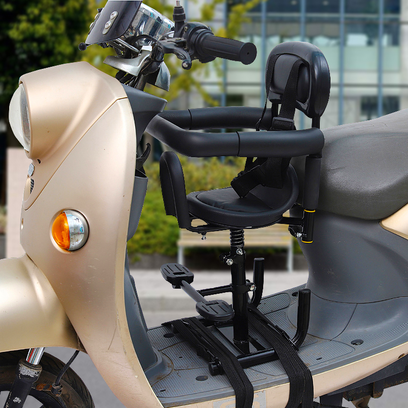 Electric car children's seat front motorcycle bicycle baby baby safety seat