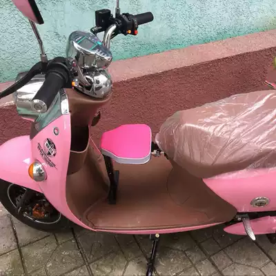 Electric car locomotive child seat front foldable scooter baby car sitting chair