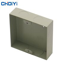 Ground insertion bottom case ultra-thin section 35mm high light iron thickened metal junction box Regular base protection cover cover