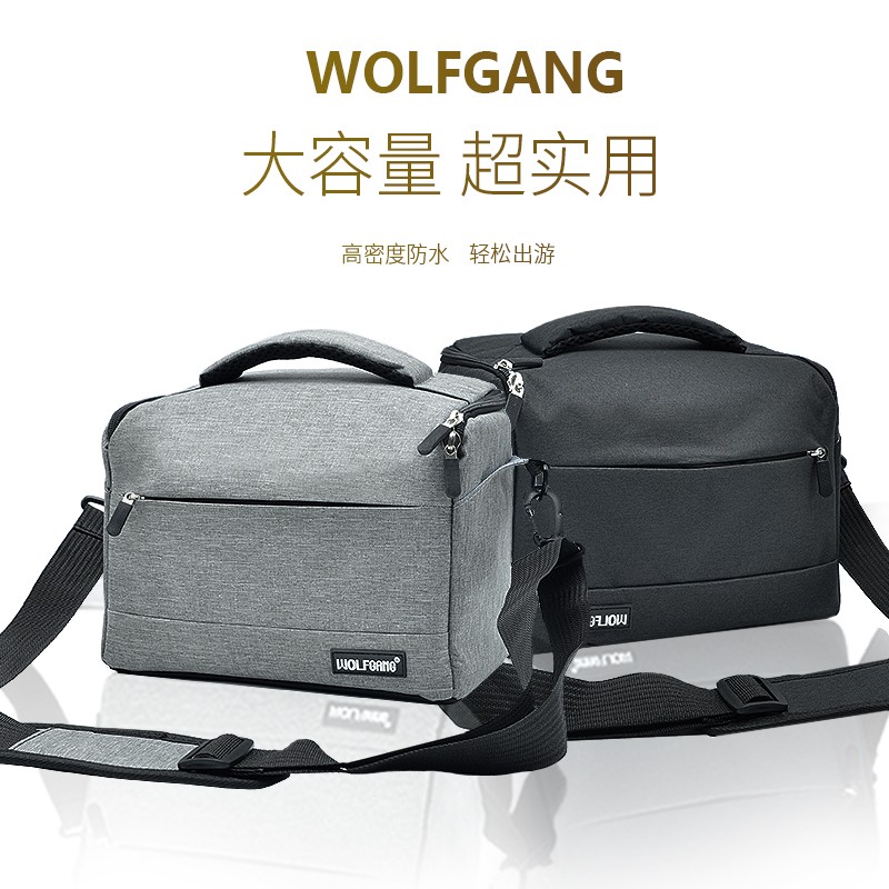 Wolfgang camera bag men's and women's SLR shoulder bag camera portable micro-single-eye camera digital light photography diagonal bag