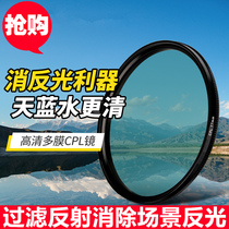 Suitable for Canon Sony Fuji HD CPL Polarizer Filter Micro SLR Camera Polarizing Filter