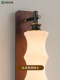 New Chinese-Style All-Copper Walnut Wood Wall Lamp Bedroom Bedside Lamp Mid-Century Retro Bamboo Joint Corridor Living Room Background Wall Lamp