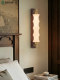 New Chinese-Style All-Copper Walnut Wood Wall Lamp Bedroom Bedside Lamp Mid-Century Retro Bamboo Joint Corridor Living Room Background Wall Lamp