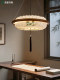 Song-Style Aesthetic Restaurant Chandelier, Solid Wood and Fabric, Chinese Style, New Chinese Style, Zen-Inspired, Retro, Living Room, Tea Room, Bedroom Lighting