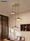 New Chinese-Style Black Walnut Dining Room Chandelier, Mid-Century Minimalist Light Luxury Designer Dining Table, Bar Counter, Bedroom Bedside Lamp