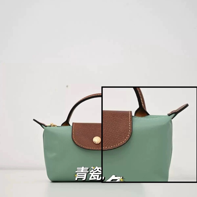 Premium Version High-Quality Longjia Mini Nylon Dumpling Bag with Crossbody Strap, Waterproof Handbag for Women, Phone Bag