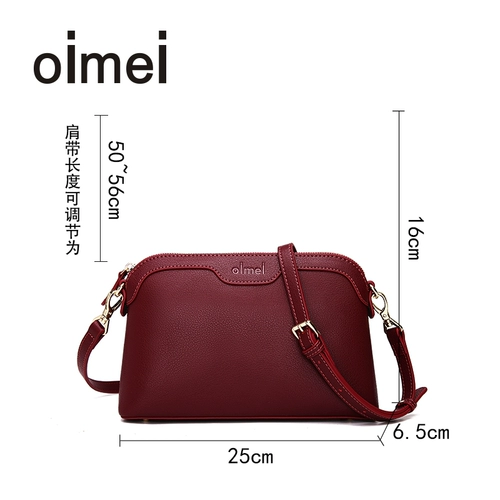 oimei Кожаная сумка на одно плечо, сумка через плечо