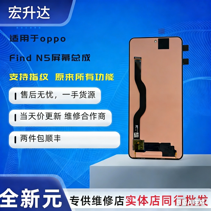 Suitable for Oppo Findn5 Large and Small Foldable Screen Lcd Touch Display Mobile Phone Screen Assembly, Brand New