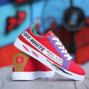 夏季时尚低帮鸳鸯鞋学生百搭小白潮鞋