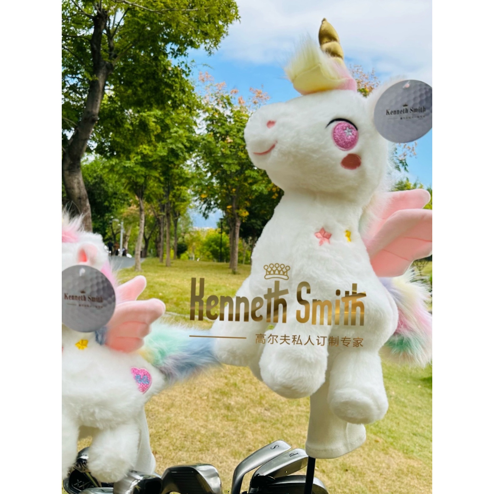 ゴルフクラブカバー 漫画ヘッドカバー ペガサス ユニコーン 135 ウッドクラブカバー ペット 新製品 送料無料