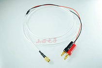 SMA male head to 4mm banana head pure copper gold-plated lamp head oscilloscope signal connection line test line