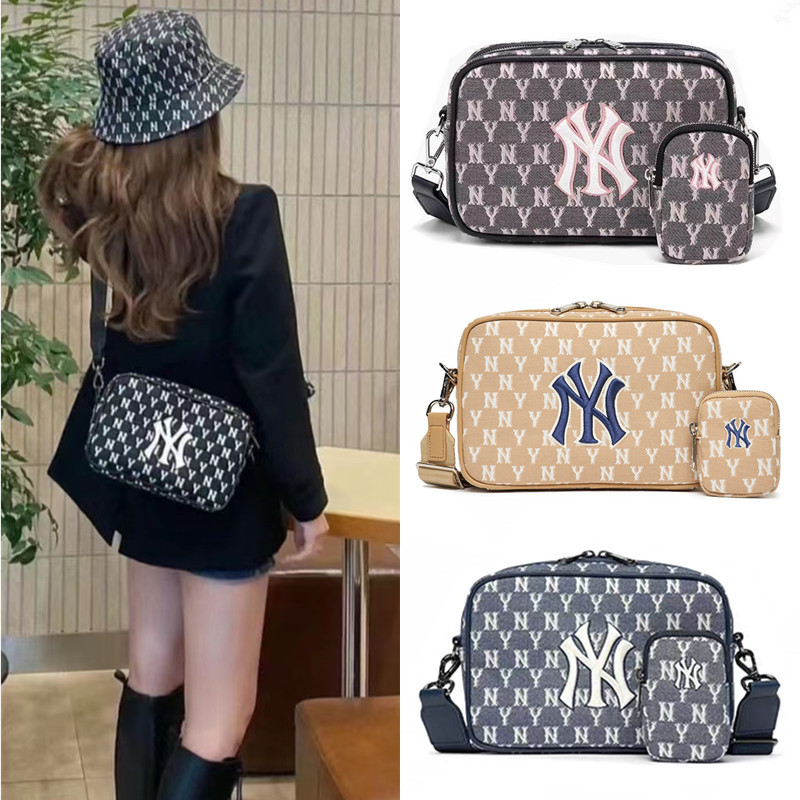 Korea 2026 New Yankees Ny Camera Bag Unisex Bucket Bag Retro Versatile Shoulder Crossbody Tote Square Bag Korea 2026 New Yankees Ny Camera Bag Unisex Bucket Bag Retro Versatile Shoulder Crossbody Tote Square Bag