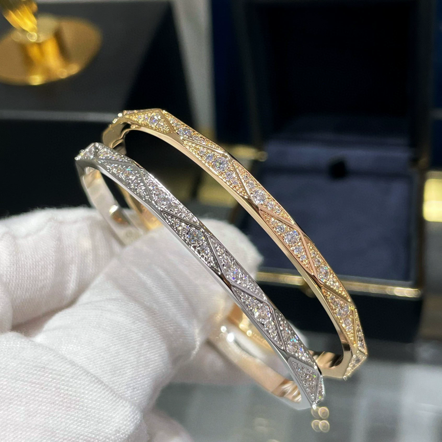 Браслет с узором из diamonds для Дня Святого Валентина для друга, стиль light luxury, стиль высокого качества, инкрустированный бриллиантами, подарок на день рождения