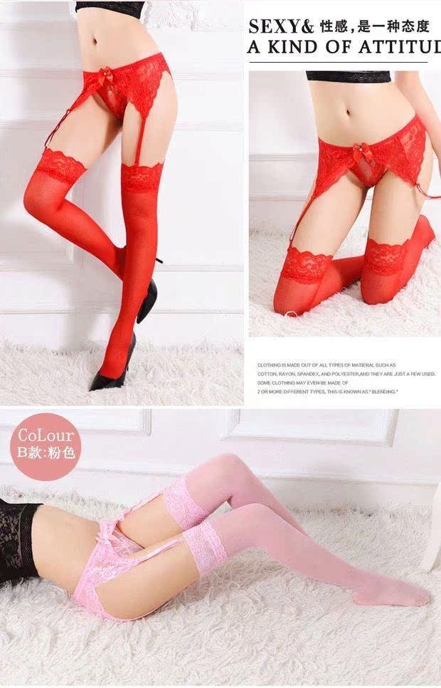 InS cộng với chất béo kích thước lớn tam giác ren garter gợi cảm vớ dài clip net vớ chống trượt đai dây nịt móc tất đẹp cho nữ